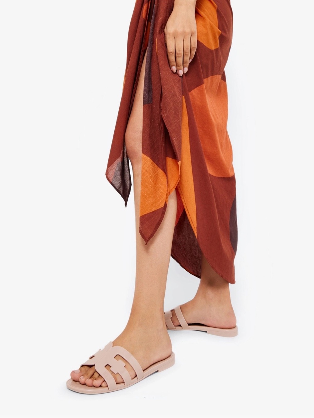 Sam Edelman Women’s Nude Pink Bay Jelly Sandals